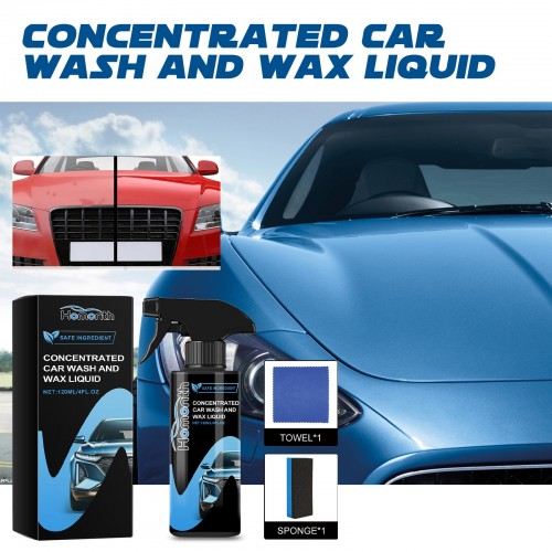 Homonth Ceramic Coating Fortify Car Wax Polish Spray - Wax Hydrophobic Top Coat Polish & Polymer Paint Sealant Detail Protection 120ml